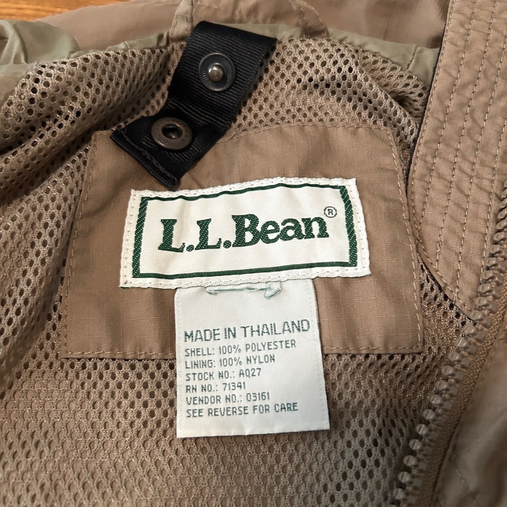 Vintage L.L Bean 3-in-1 Shell Jacket With Reversible Fleece Liner Coat Medium - Picture 5 of 12